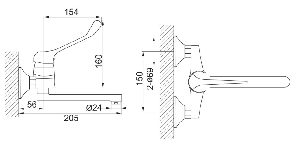 Смеситель Ferro Vasto Medico BVAM5 Смеситель Ferro Vasto Medico BVAM5