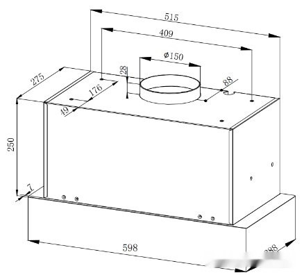 Вытяжка Zorg Bona 1000 60 M (белый) Вытяжка Zorg Bona 1000 60 M (белый)