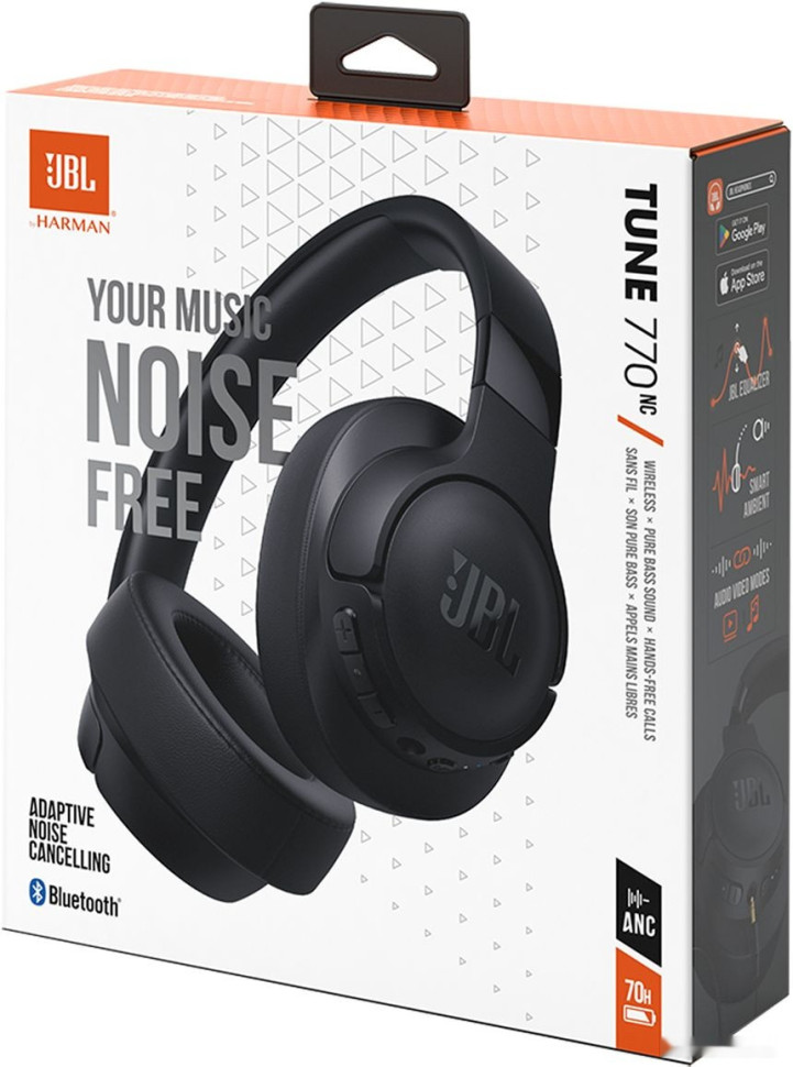 Наушники JBL Tune 770NC (черный) Наушники JBL Tune 770NC (черный)