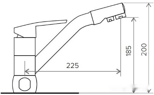 Смеситель Polygran Дуо (песочный 302) Смеситель Polygran Дуо (песочный 302)