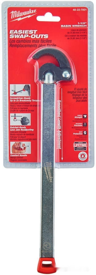 Ключ для гибкой подводки Milwaukee 32 мм 48-22-7001 Ключ для гибкой подводки Milwaukee 32 мм 48-22-7001