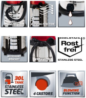 Промышленный пылесос Einhell TC-VC 1930 S