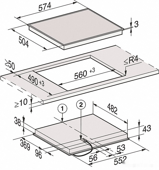 Варочная панель Miele KM 6520 FR Варочная панель Miele KM 6520 FR