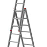 Лестница-стремянка Новая Высота алюминиевая трёхсекционная 3x10 (1230310) Лестница-стремянка Новая Высота алюминиевая трёхсекционная 3x10 (1230310)
