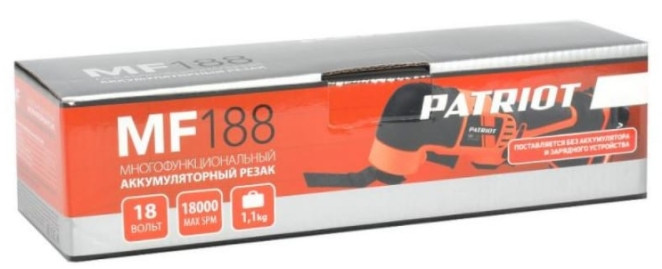Шлифовальная машина Patriot MF 188 (без АКБ) Шлифовальная машина Patriot MF 188 (без АКБ)