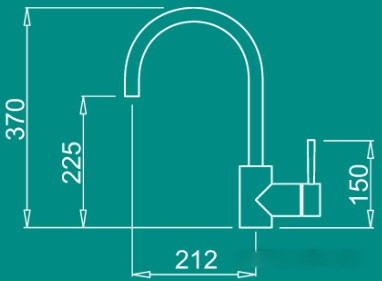 Смеситель Elleci Indo Chrome CR Смеситель Elleci Indo Chrome CR