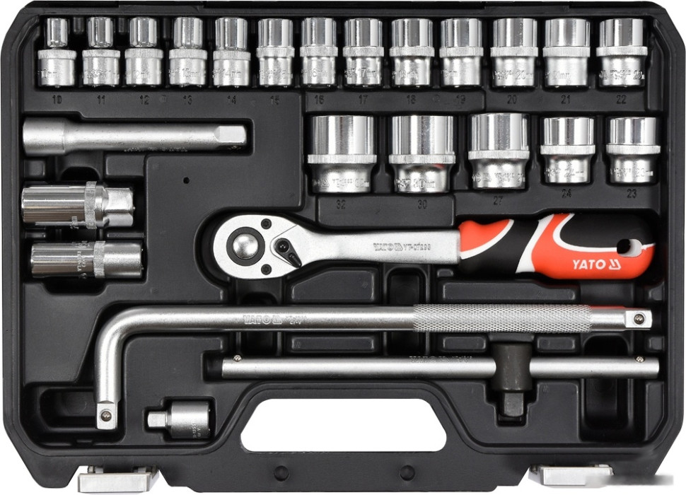 Универсальный набор инструментов Yato YT-38741 (23 предмета) Универсальный набор инструментов Yato YT-38741 (23 предмета)