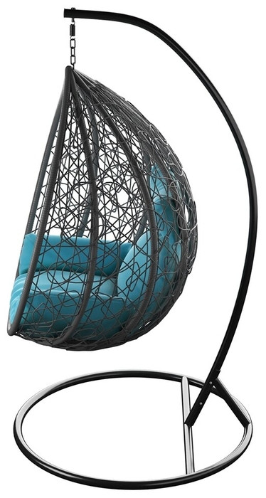 Подвесное кресло LoftyHome Noni 1147 (dark grey/blue) Подвесное кресло LoftyHome Noni 1147 (dark grey/blue)