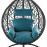Подвесное кресло LoftyHome Noni 1147 (dark grey/blue) Подвесное кресло LoftyHome Noni 1147 (dark grey/blue)
