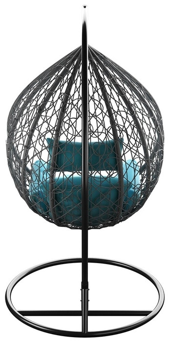 Подвесное кресло LoftyHome Noni 1147 (dark grey/blue) Подвесное кресло LoftyHome Noni 1147 (dark grey/blue)