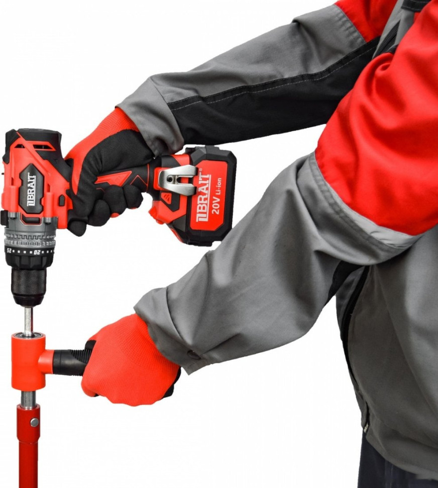 Дрель-шуруповерт Brait BCDI20-4PUMBL PRO (с 1-м АКБ, кейс)