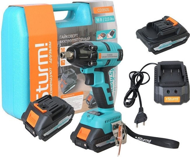 Гайковерт Sturm CD350S (с 2-мя АКБ) Гайковерт Sturm CD350S (с 2-мя АКБ)