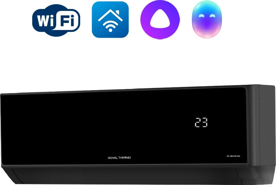 Кондиционер Royal Thermo Barocco DC RTBI-12HN8/black Кондиционер Royal Thermo Barocco DC RTBI-12HN8/black