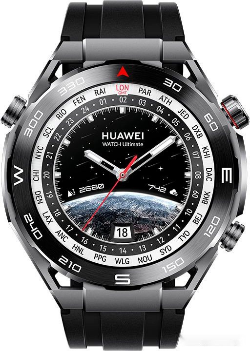 Умные часы Huawei Watch Ultimate (черные скалы) Умные часы Huawei Watch Ultimate (черные скалы)