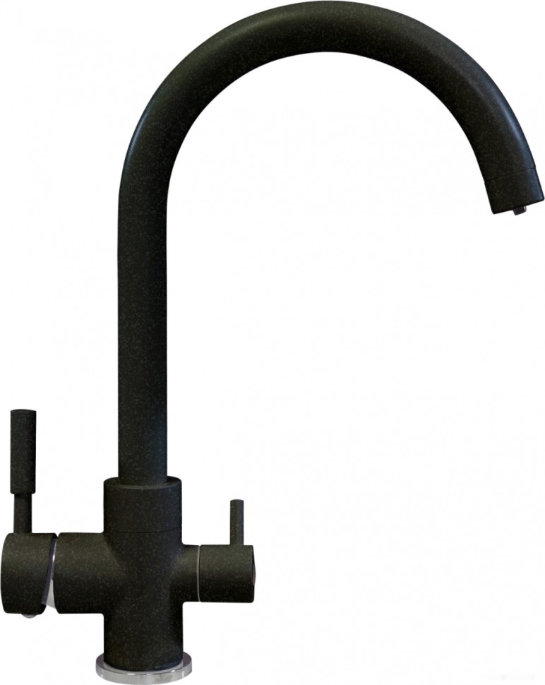 Смеситель Tolero Элара Дуо (черный 911)