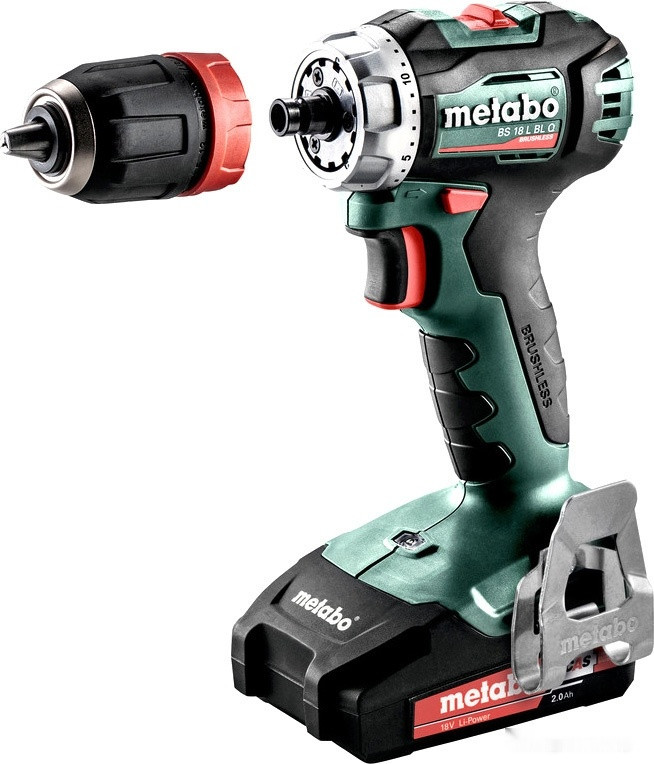 Дрель-шуруповерт Metabo BS 18 L BL Q 602327500 (с 2-мя АКБ, кейс) Дрель-шуруповерт Metabo BS 18 L BL Q 602327500 (с 2-мя АКБ, кейс)