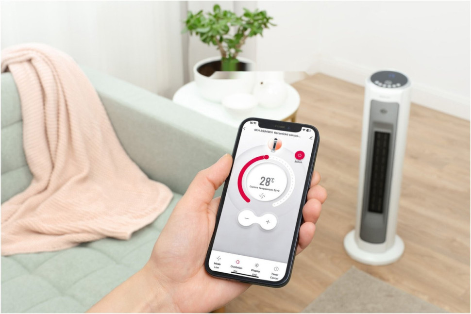 Тепловентилятор Sencor SFH 8994WH