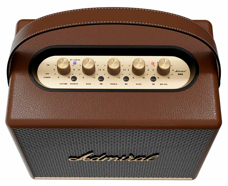 Портативная акустика Admiral Audio Levant (коричневый)