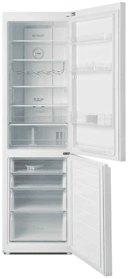 Холодильник с морозильником HAIER C2F637CWRG