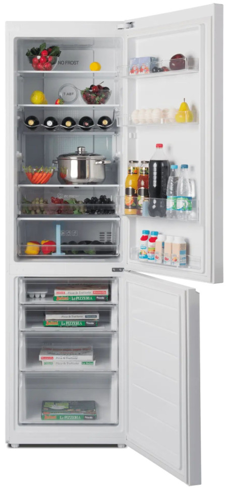 Холодильник с морозильником HAIER C2F637CWRG