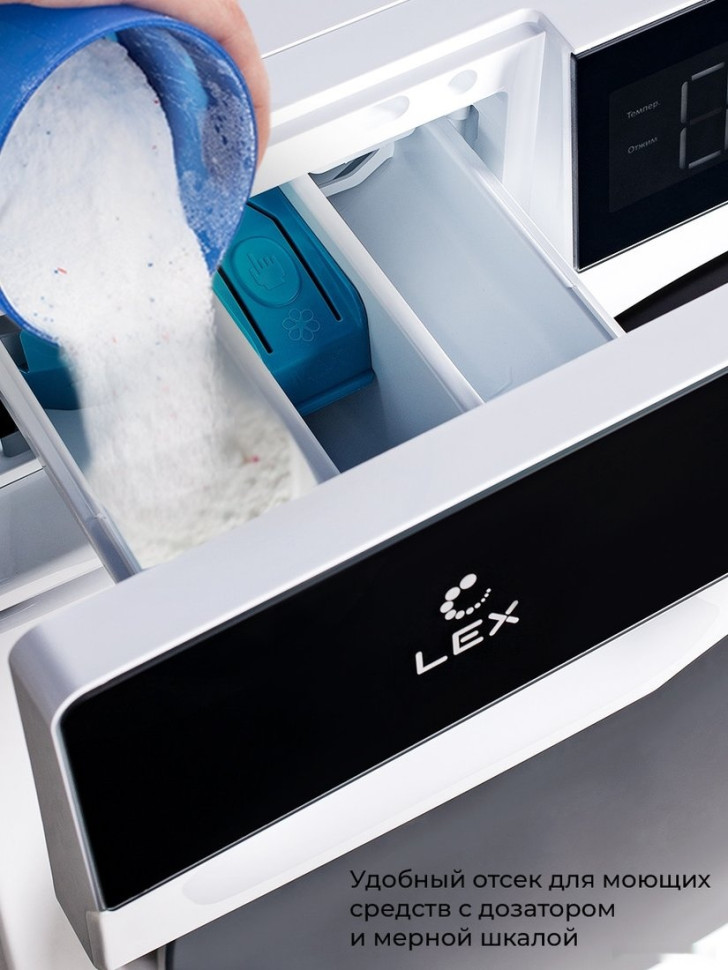 Стиральная машина LEX LWM10012WBLITHD Стиральная машина LEX LWM10012WBLITHD