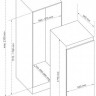 Встраиваемый холодильник Korting KSI 1855 Встраиваемый холодильник Korting KSI 1855