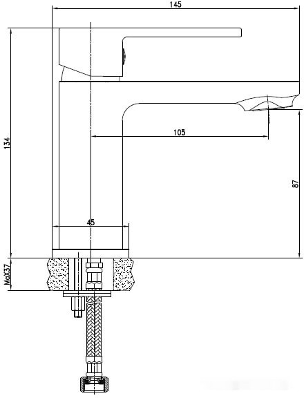 Смеситель Cersanit Smart 63047