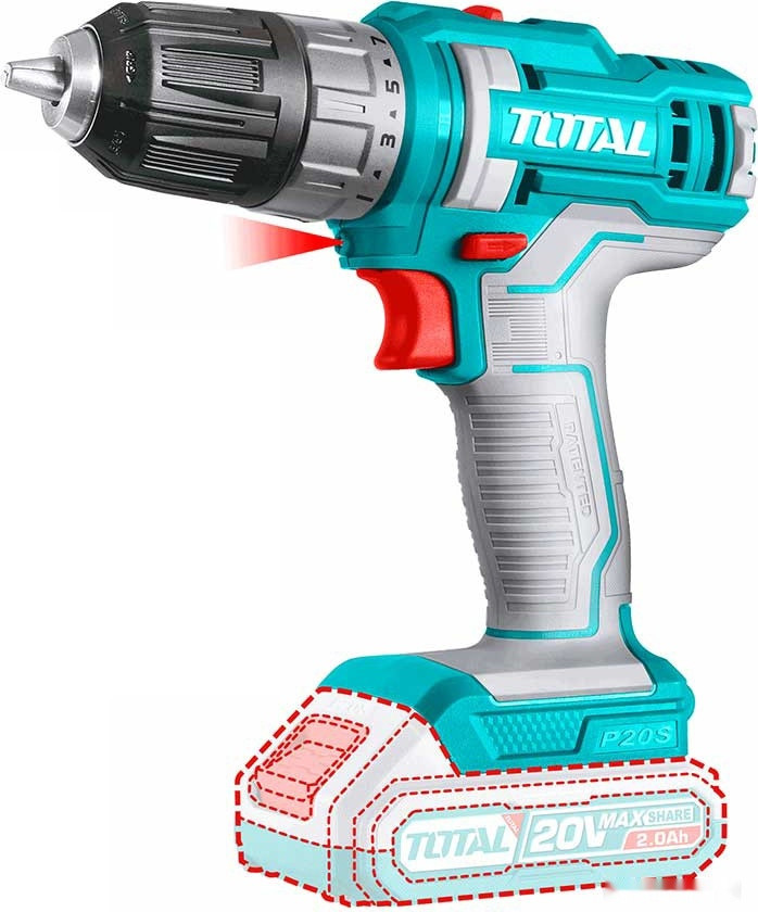 Дрель-шуруповерт Total TDLI200518 (с 1-м АКБ) Дрель-шуруповерт Total TDLI200518 (с 1-м АКБ)
