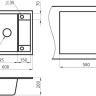 Кухонная мойка Granula GR-6002 (шварц)