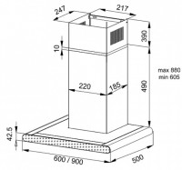 Вытяжка Korting KHC 6958 XGN