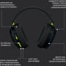 Наушники Logitech G435 Lightspeed (черный/неоновый желтый) Наушники Logitech G435 Lightspeed (черный/неоновый желтый)