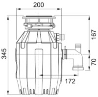 Измельчитель пищевых отходов Franke Turbo Elite TE-50