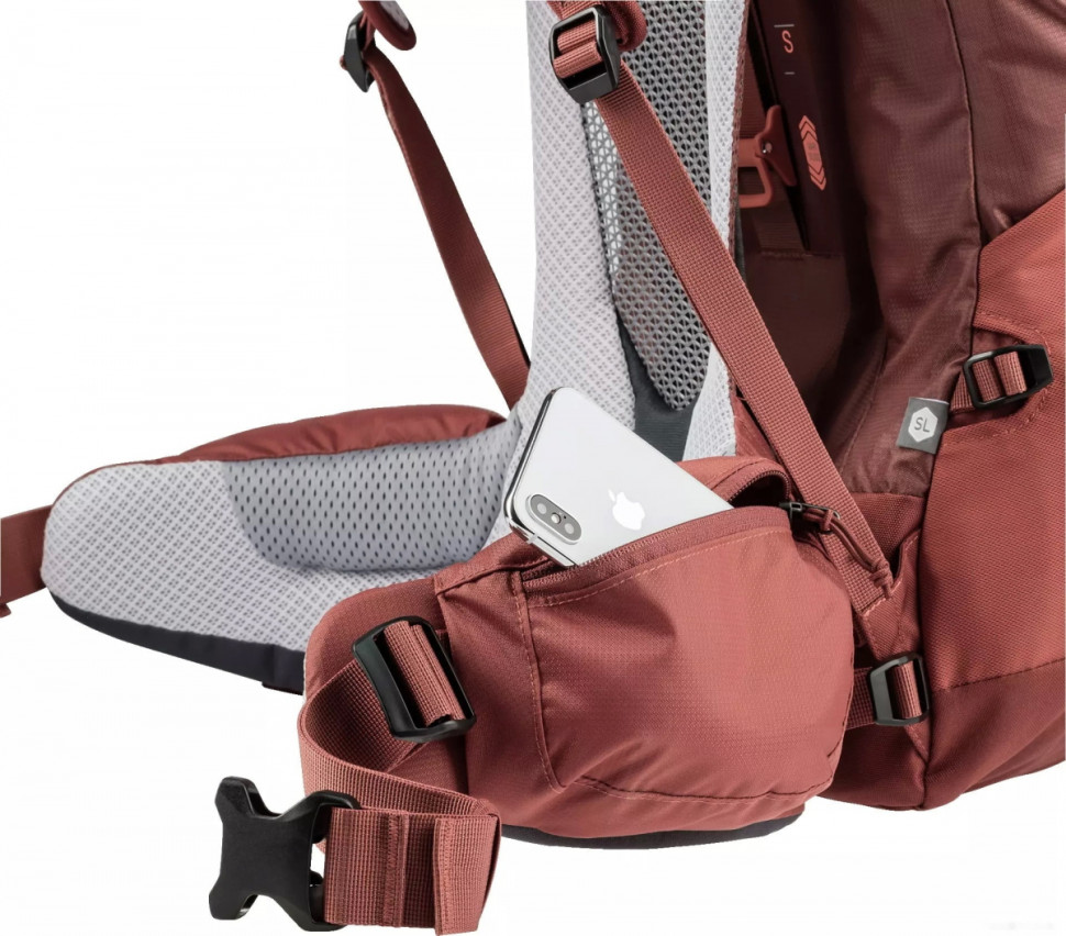 Рюкзак Deuter Futura Air Trek 55 + 10 SL 3402221-5574 (redwood/lava)