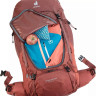 Рюкзак Deuter Futura Air Trek 55 + 10 SL 3402221-5574 (redwood/lava)