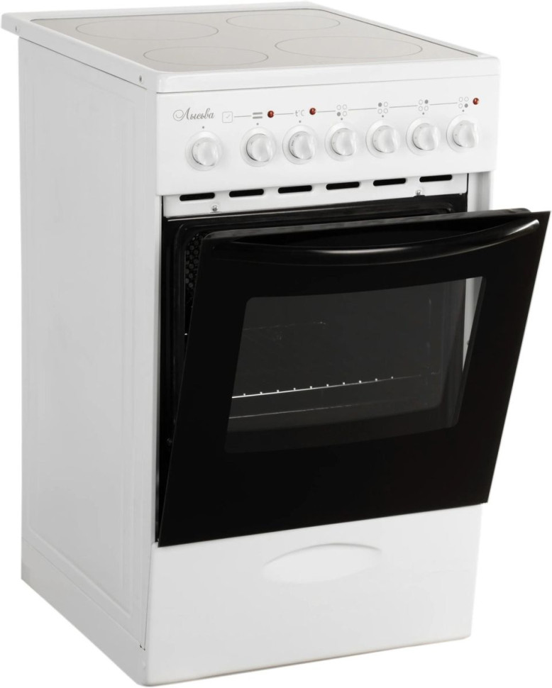 Плита Лысьва EF4006MK00 (без крышки, белый)