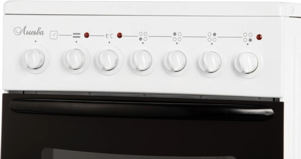 Плита Лысьва EF4006MK00 (без крышки, белый)