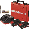 Дрель-шуруповерт Einhell TE-CD 18/40 Li 4513910 (с 2-мя АКБ, кейс) Дрель-шуруповерт Einhell TE-CD 18/40 Li 4513910 (с 2-мя АКБ, кейс)