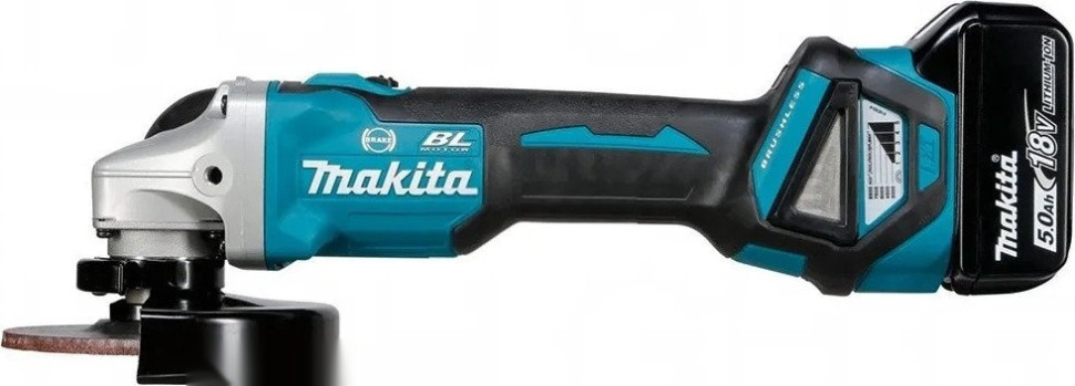 Угловая шлифмашина Makita DGA513RT1J (с 1-им АКБ) Угловая шлифмашина Makita DGA513RT1J (с 1-им АКБ)