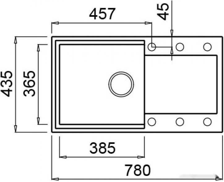 Кухонная мойка Elleci Easy 290 Aluminium 79