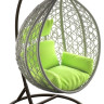 Подвесное кресло LoftyHome Noni 1147 (grey spots/green) Подвесное кресло LoftyHome Noni 1147 (grey spots/green)