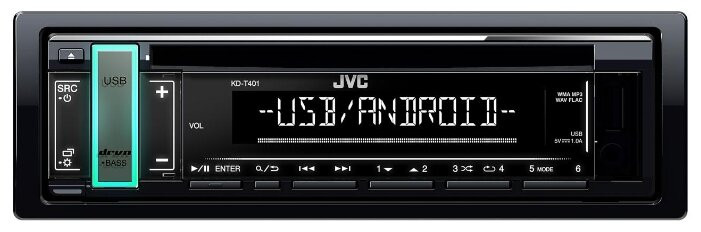 Автомагнитола JVC KD-T401