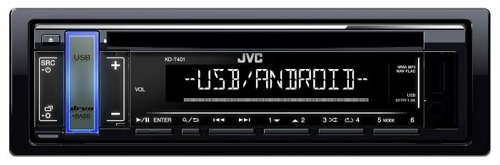 Автомагнитола JVC KD-T401