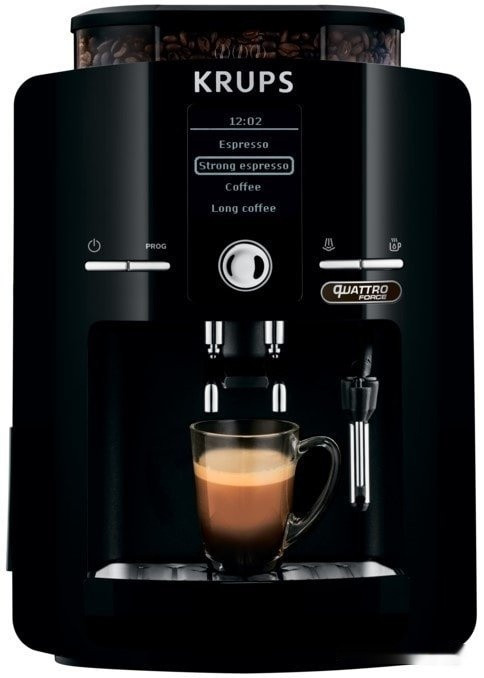 Кофемашина Krups Quattro Force EA82F010