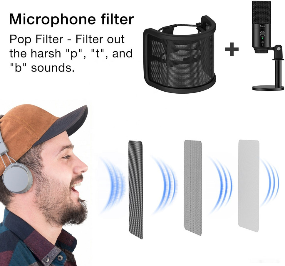 Проводной микрофон FIFINE K683B Проводной микрофон FIFINE K683B