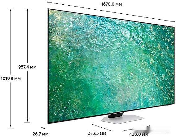 Телевизор Samsung Neo QLED 4K QN85C QE75QN85CAUXCE Телевизор Samsung Neo QLED 4K QN85C QE75QN85CAUXCE