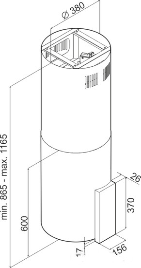 Вытяжка Ciarko ORW WHITE GLASS Вытяжка Ciarko ORW WHITE GLASS