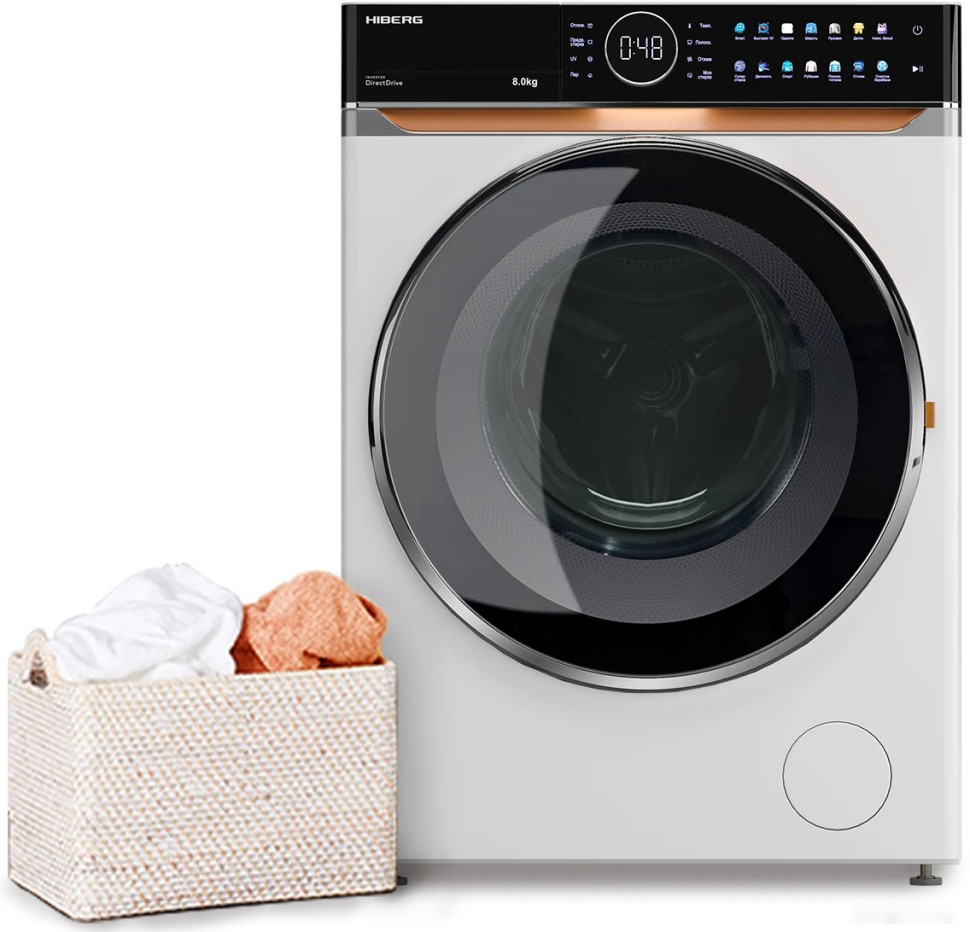 Стиральная машина HIBERG i-DDQ10 814 W Стиральная машина HIBERG i-DDQ10 814 W