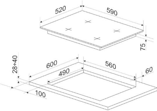 Варочная панель Hansa BHGI611302