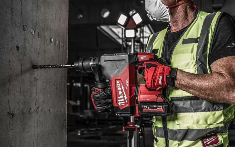 Перфоратор Milwaukee M18 FUEL M18ONEFHPX-552X 4933478496 (с 2-мя АКБ, кейс)