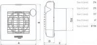 Осевой вентилятор Vortice Punto M 150/6" T